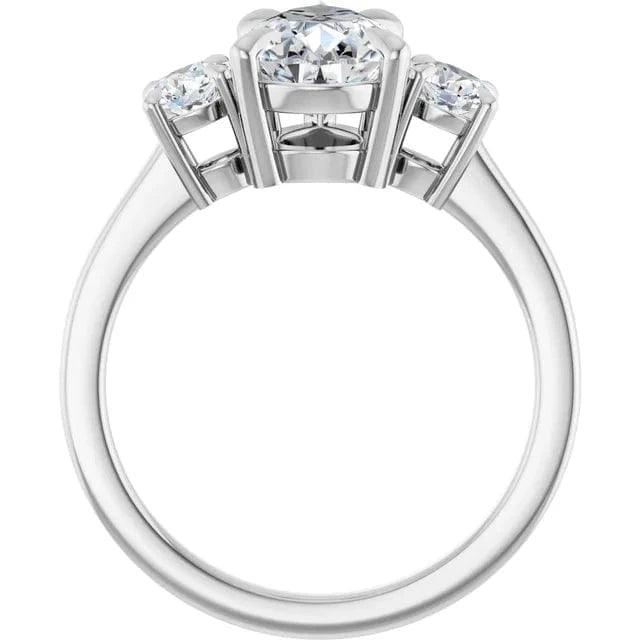 The Signature 3-Stone Engagement Ring | Pear | 3 CTW