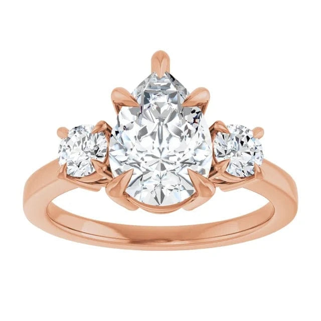 The Signature 3-Stone Engagement Ring | Pear | 3 CTW