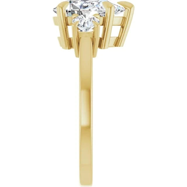 The Signature 3-Stone Engagement Ring | Pear | 3 CTW