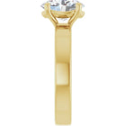 The Cigar Band Solitaire Engagement Ring | Oval | 2 CTW