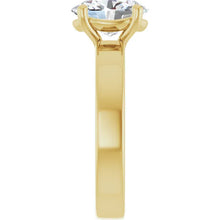 The Cigar Band Solitaire Engagement Ring | Oval | 2 CTW
