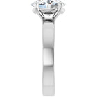 The Cigar Band Solitaire Engagement Ring | Oval | 2 CTW