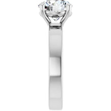 The Cigar Band Solitaire Engagement Ring | Round | 2 CTW
