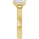 The Cigar Band Solitaire Engagement Ring | Emerald | 2 CTW