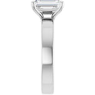 The Cigar Band Solitaire Engagement Ring | Emerald | 2 CTW