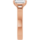 The Cigar Band Solitaire Engagement Ring | Emerald | 2 CTW