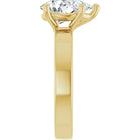 The Cigar Band Solitaire Engagement Ring | Pear | 2 CTW