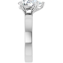The Cigar Band Solitaire Engagement Ring | Pear | 2 CTW