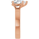 The Cigar Band Solitaire Engagement Ring | Pear | 2 CTW