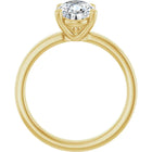 The Cigar Band Solitaire Engagement Ring | Pear | 2 CTW