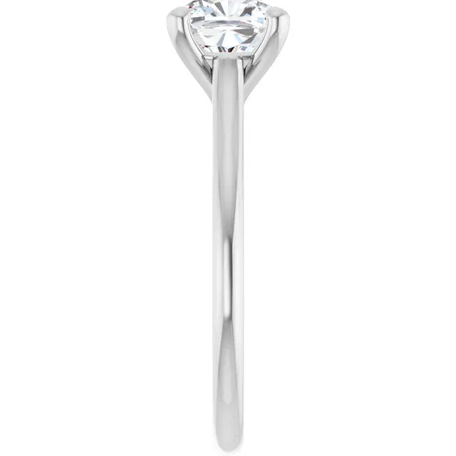 The Timeless Cathedral Solitaire Engagement Ring | Cushion | 2 CTW