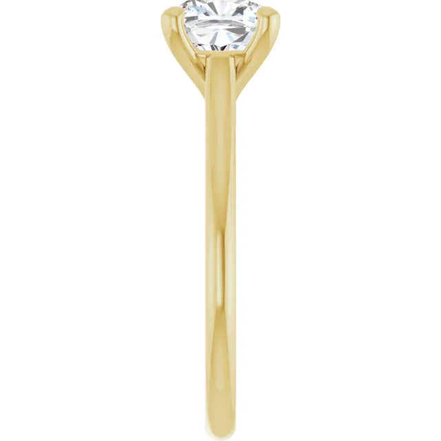 The Timeless Cathedral Solitaire Engagement Ring | Cushion | 2 CTW