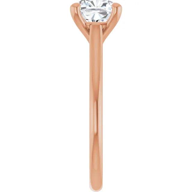 The Timeless Cathedral Solitaire Engagement Ring | Cushion | 2 CTW