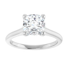 The Timeless Cathedral Solitaire Engagement Ring | Cushion | 2 CTW