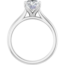 The Timeless Cathedral Solitaire Engagement Ring | Oval | 2 CTW