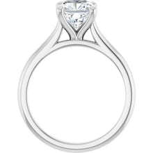 The Timeless Cathedral Solitaire Engagement Ring | Cushion | 2 CTW