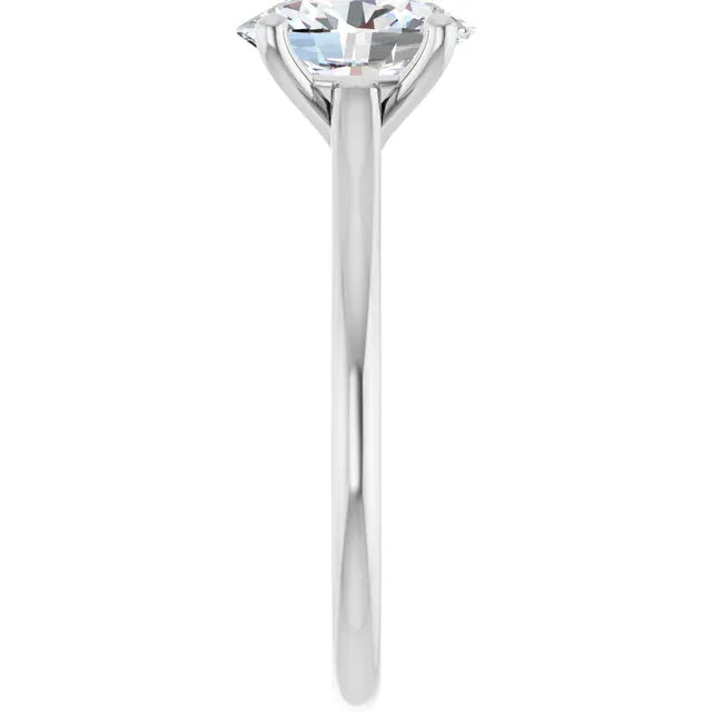 The Timeless Cathedral Solitaire Engagement Ring | Oval | 2 CTW