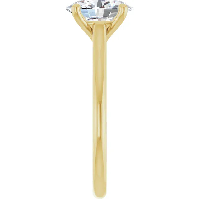 The Timeless Cathedral Solitaire Engagement Ring | Oval | 2 CTW