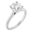 The Timeless Cathedral Solitaire Engagement Ring | Cushion | 2 CTW