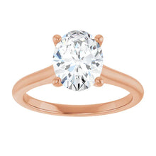 The Timeless Cathedral Solitaire Engagement Ring | Oval | 2 CTW