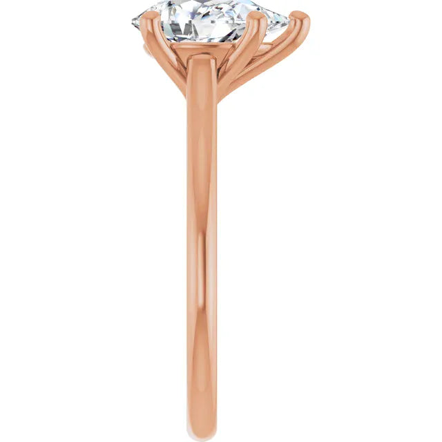 The Timeless Cathedral Solitaire Engagement Ring | Pear | 2 CTW