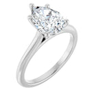 The Timeless Cathedral Solitaire Engagement Ring | Pear | 2 CTW