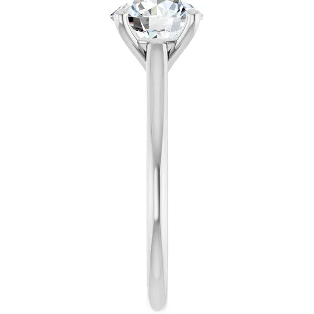 The Timeless Cathedral Solitaire Engagement Ring | Round | 2 CTW