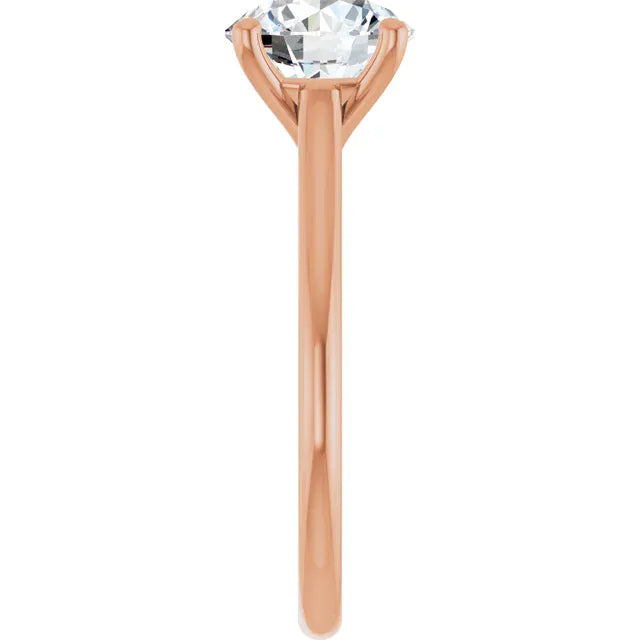 The Timeless Cathedral Solitaire Engagement Ring | Round | 2 CTW