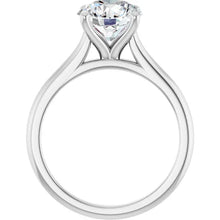 The Timeless Cathedral Solitaire Engagement Ring | Round | 2 CTW