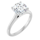 The Timeless Cathedral Solitaire Engagement Ring | Round | 2 CTW
