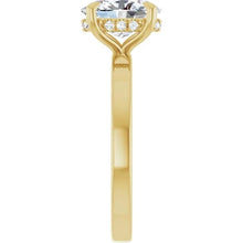 The Timeless Hidden Halo Engagement Ring | Oval | 2 CTW