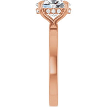 The Timeless Hidden Halo Engagement Ring | Oval | 2 CTW