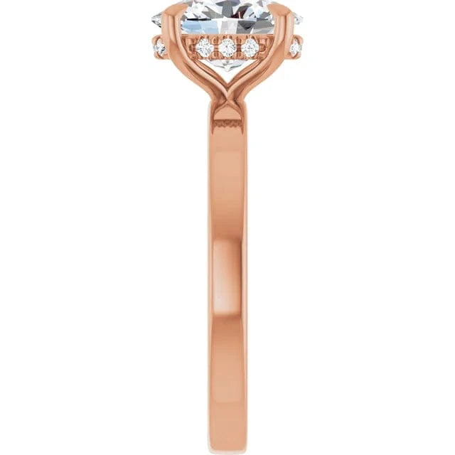 The Timeless Hidden Halo Engagement Ring | Oval | 2 CTW