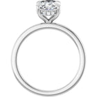 The Timeless Hidden Halo Engagement Ring | Oval | 2 CTW