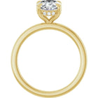 The Timeless Hidden Halo Engagement Ring | Oval | 2 CTW