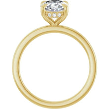 The Timeless Hidden Halo Engagement Ring | Oval | 2 CTW