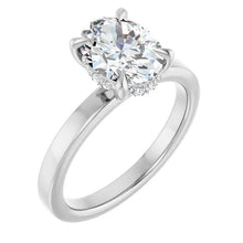 The Timeless Hidden Halo Engagement Ring | Oval | 2 CTW