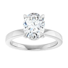 The Timeless Hidden Halo Engagement Ring | Oval | 2 CTW