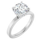 The Timeless Hidden Halo Engagement Ring | Round | 2 CTW