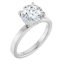 The Timeless Hidden Halo Engagement Ring | Round | 2 CTW
