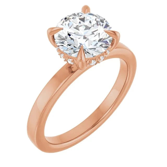 The Timeless Hidden Halo Engagement Ring | Round | 2 CTW