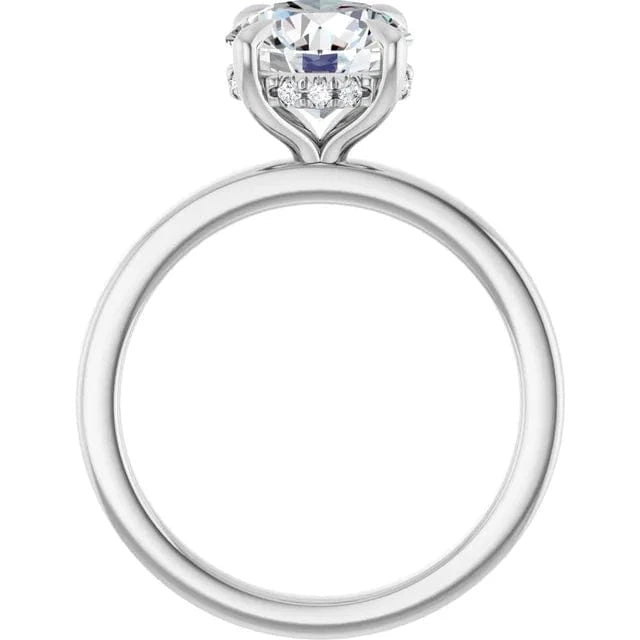 The Timeless Hidden Halo Engagement Ring | Round | 2 CTW