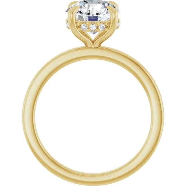 The Timeless Hidden Halo Engagement Ring | Round | 2 CTW