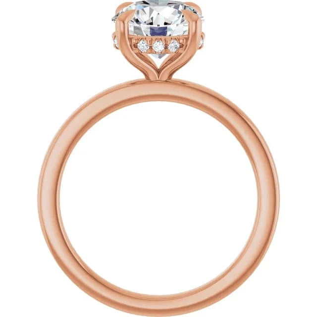 The Timeless Hidden Halo Engagement Ring | Round | 2 CTW