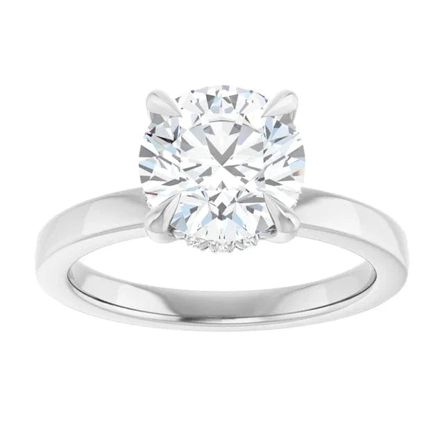 The Timeless Hidden Halo Engagement Ring | Round | 2 CTW