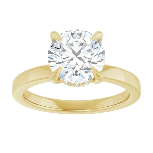 The Timeless Hidden Halo Engagement Ring | Round | 2 CTW