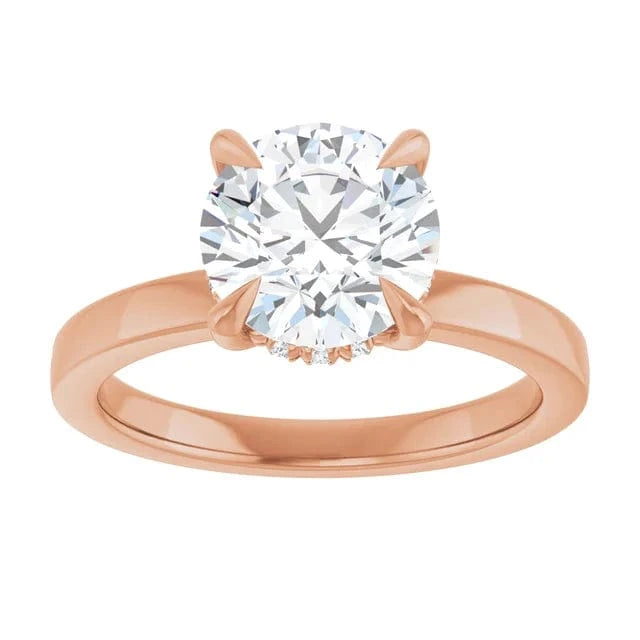 The Timeless Hidden Halo Engagement Ring | Round | 2 CTW