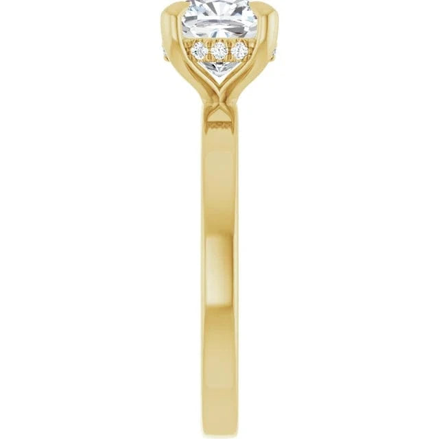 The Timeless Hidden Halo Engagement Ring | Cushion | 2 CTW