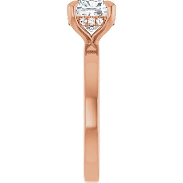 The Timeless Hidden Halo Engagement Ring | Cushion | 2 CTW