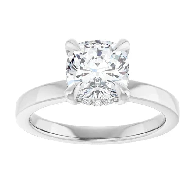 The Timeless Hidden Halo Engagement Ring | Cushion | 2 CTW